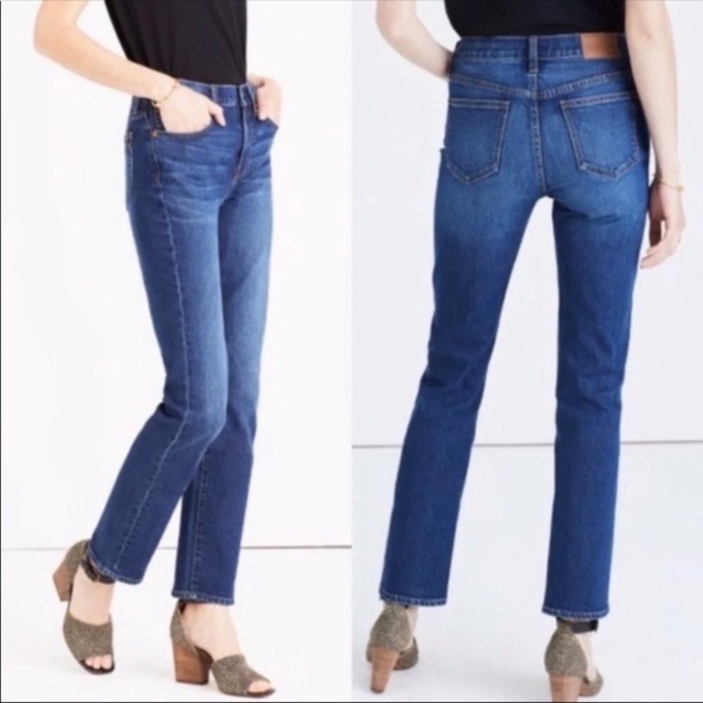 Madewell “Rail” Straight Leg Jeans